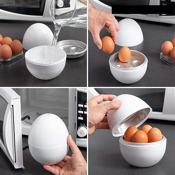 Cocer huevos en el microondas  Huevos en microondas, Cocina en microondas,  Huevos