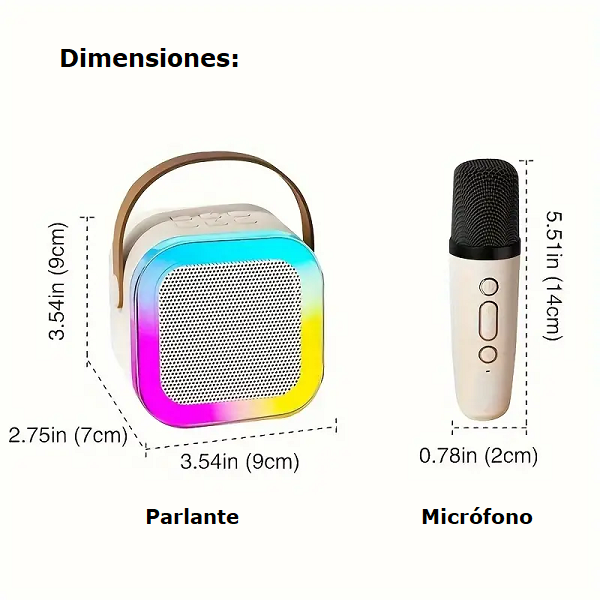 Mini Karaoke Parlante K12 – Comprasin.com