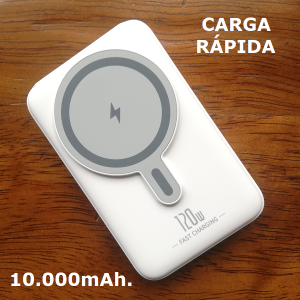 Cargador Rápido de Celular 10.000mAh con 4 Cables Integrados (2)