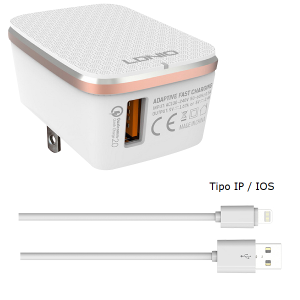 Cargador tipo IP IOS