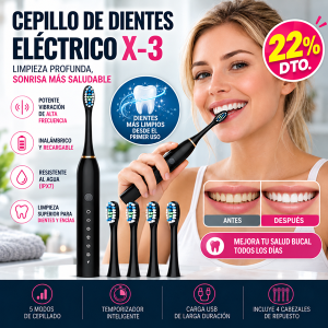 Cepillo de dientes eléctrico X-3 (20)