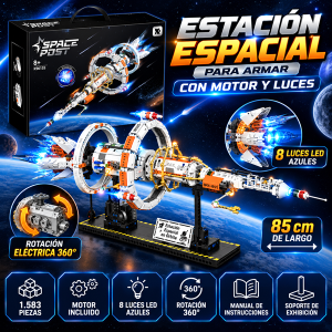 Estación Espacial para Armar con Motor y Luces (8)