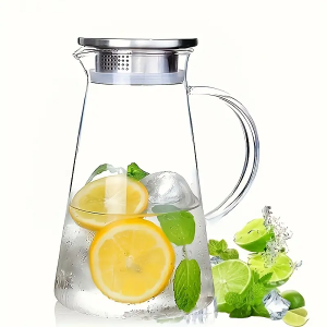 Jarra de vidrio con tapa 1800ml. (1)