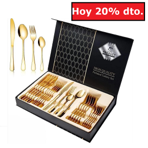 Juego de cubiertos de acero inoxidable 24 piezas (7)