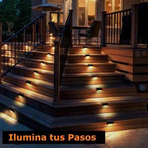 Kit de 4 luces solares para escaleras (7)