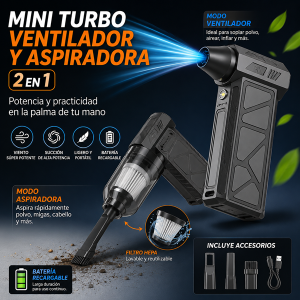 Mini Turbo Ventilador y Aspiradora 2 en 1 (14)