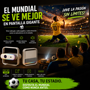 Proyector Inteligente Full HD 360° con Android (11)