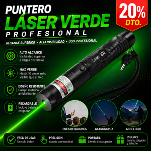 Puntero láser verde profesional (7)