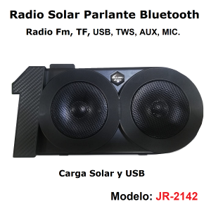 Radio solar parlante bluetooth JR-2142 (10)