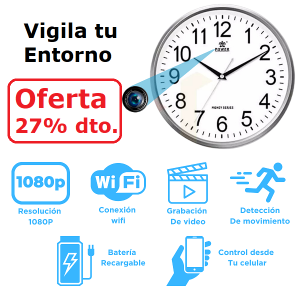 Reloj de pared con cámara espía wifi (11)